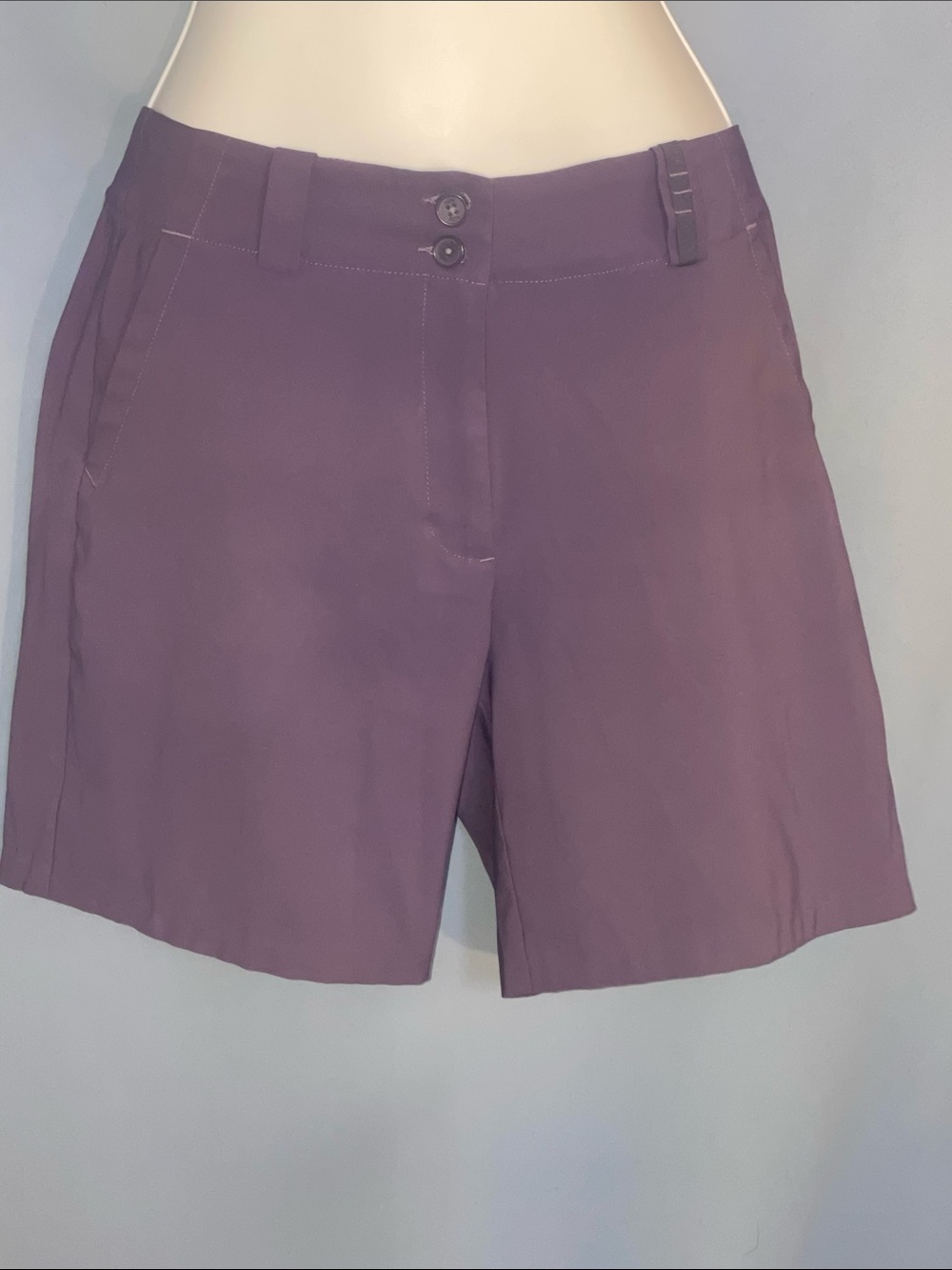 Nike Women's Purple Golf Bermuda Shorts